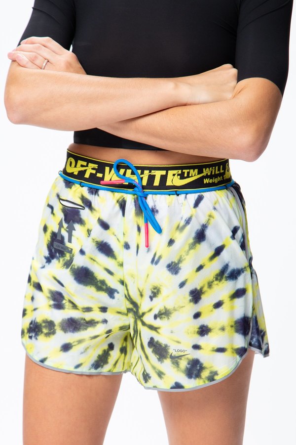 nike off white tie dye shorts
