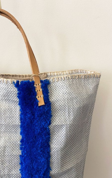 Silver Lake Blue Embellished Tote main image 0