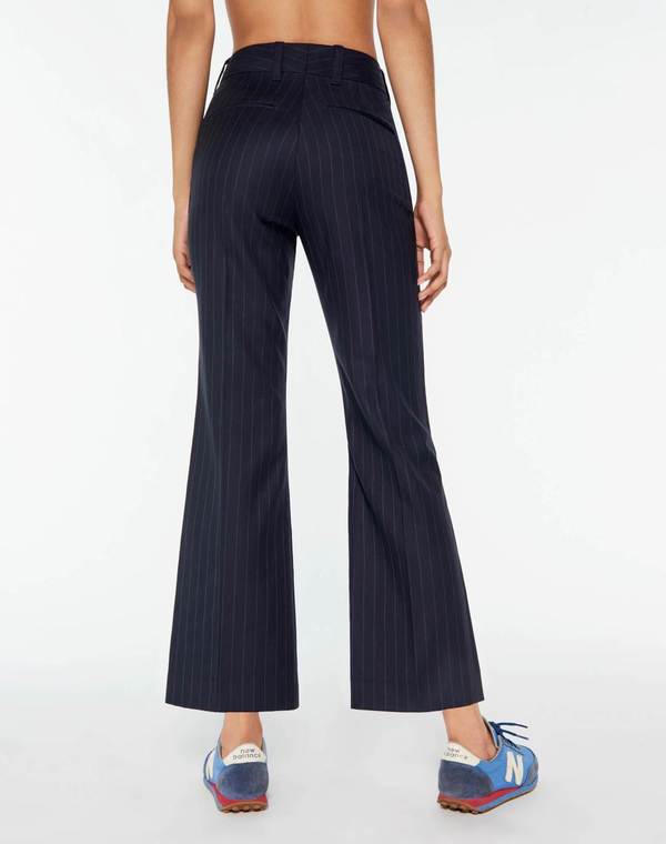 RE/DONE 70s Trouser - Navy Pinstripe RE/DONE 70s Trouser - Navy Pinstripe