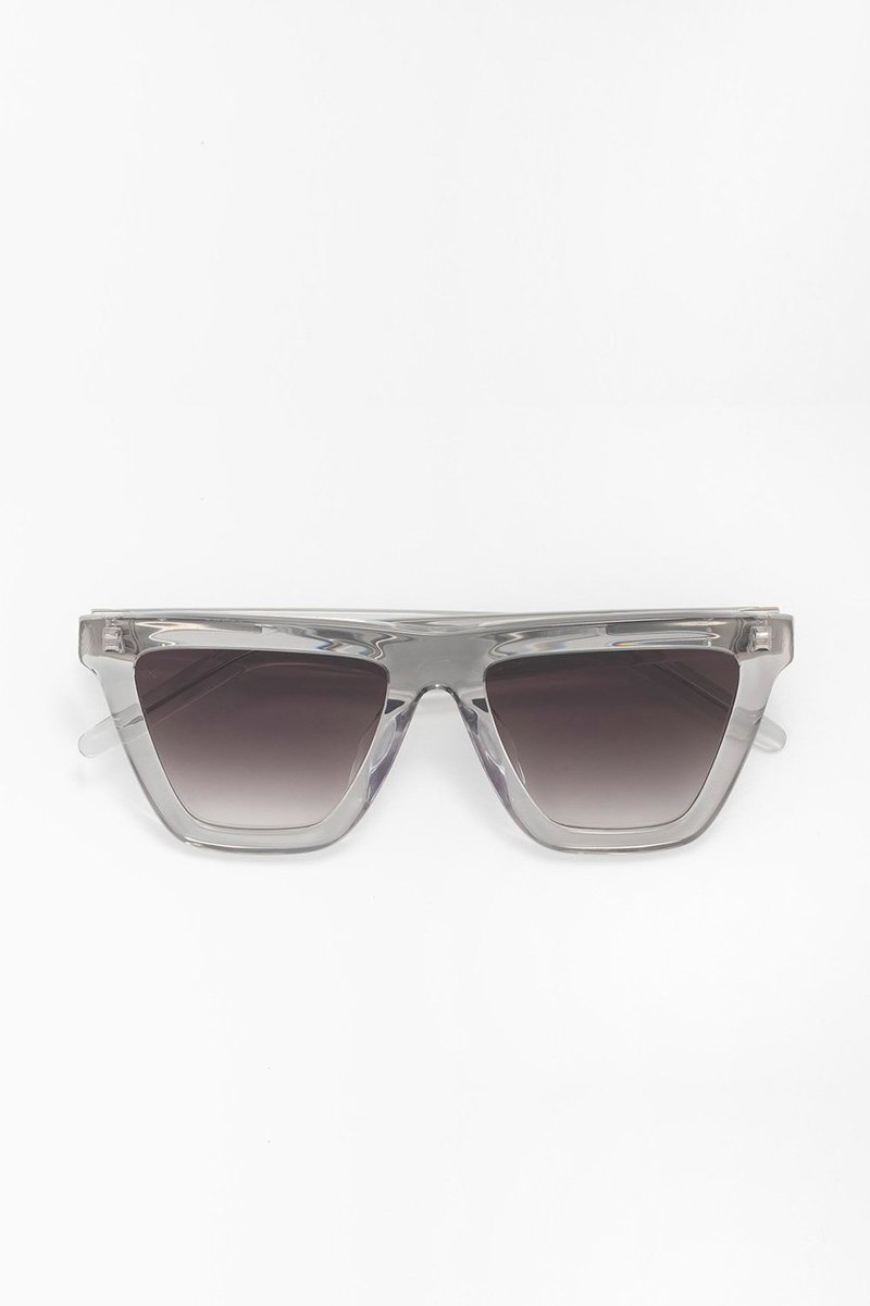 NEW Smoke x Mirrors Felix Sunglasses in Transparent Grey Reflective Silver lens Camera? Check. Lighting? Check. Felix Grays? Always. Whether  main image 4
