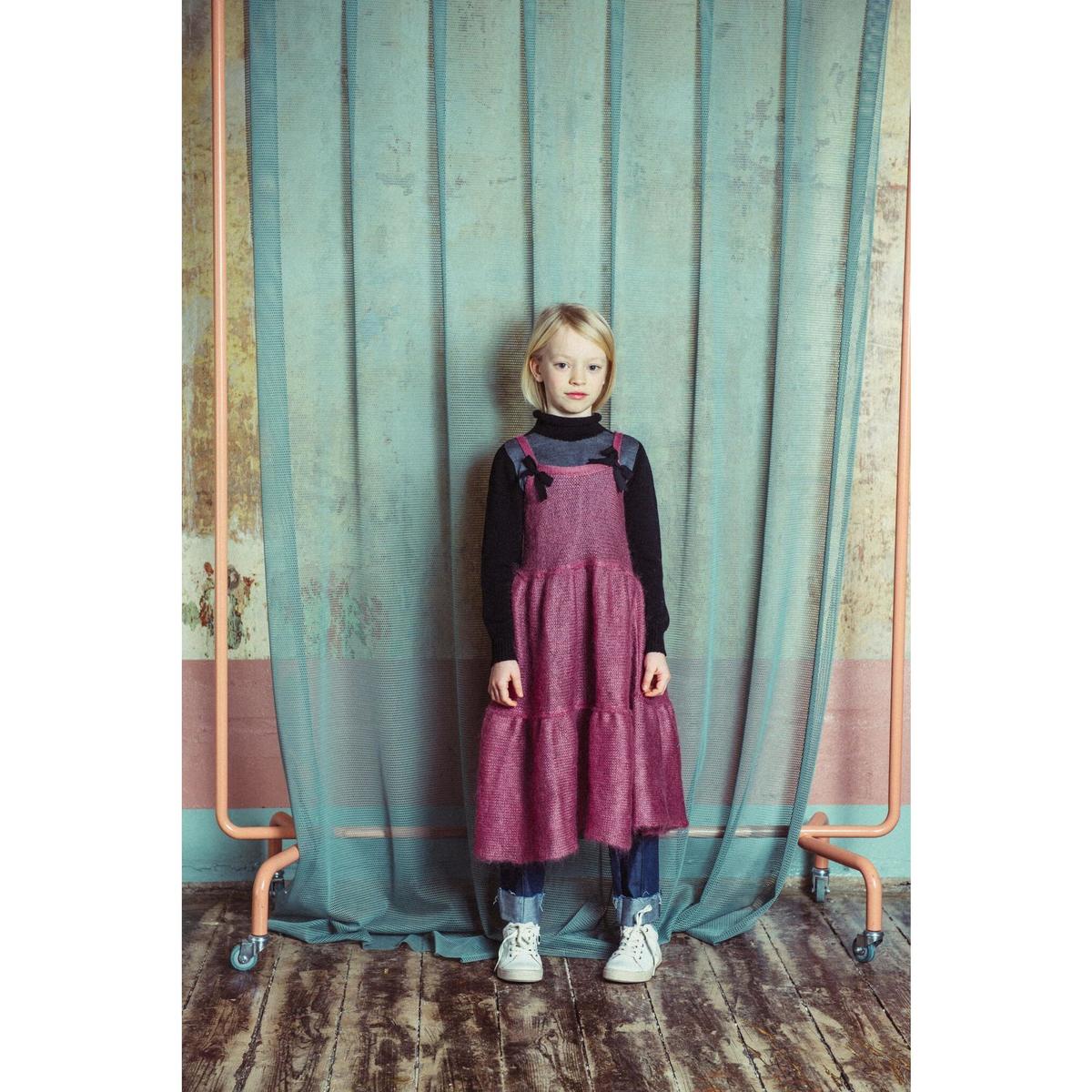 Kids paade mode mohair vasillisa dress - old pink | Garmentory