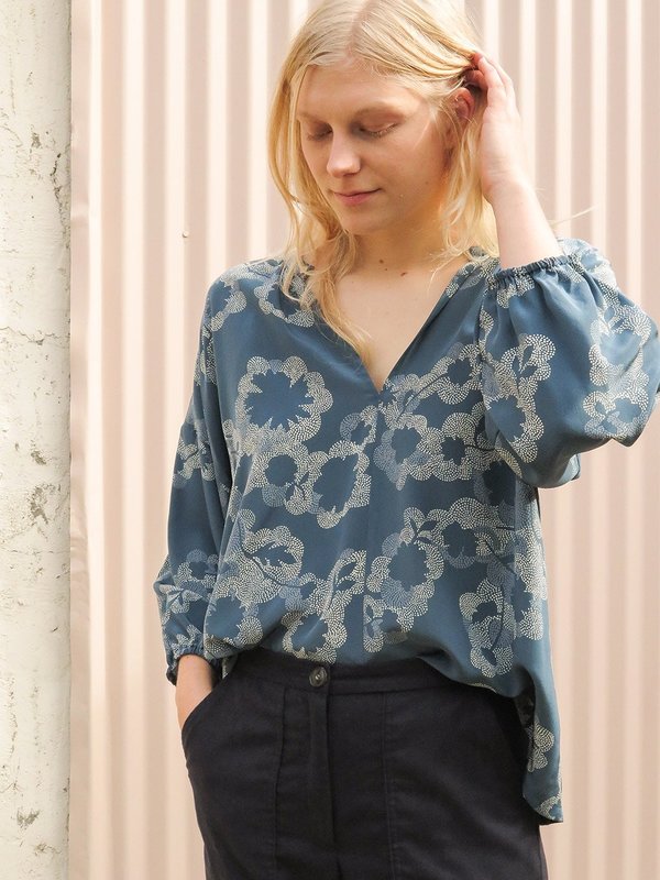 erica tanov patricia blouse - salema erica tanov patricia blouse - salema