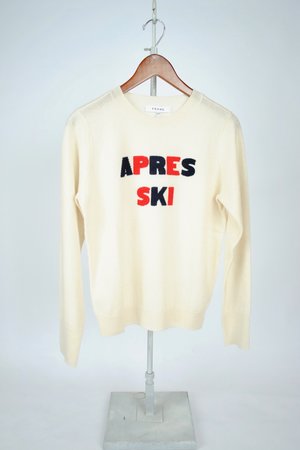 FRAME Denim Apres Ski Sweater OFF WHITE MULTI
