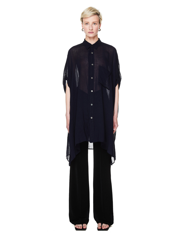Y's Sleeveless Shirt - Navy Blue Y's Sleeveless Shirt - Navy Blue