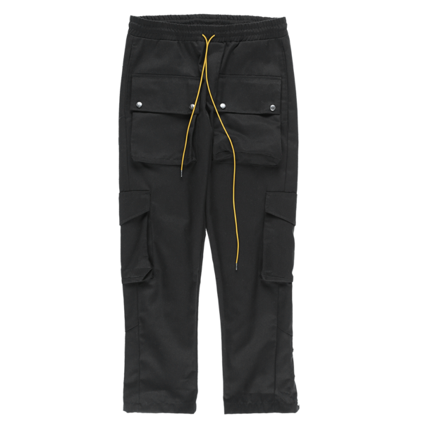 RHUDE Classic Cargo Pants - Black | Garmentory