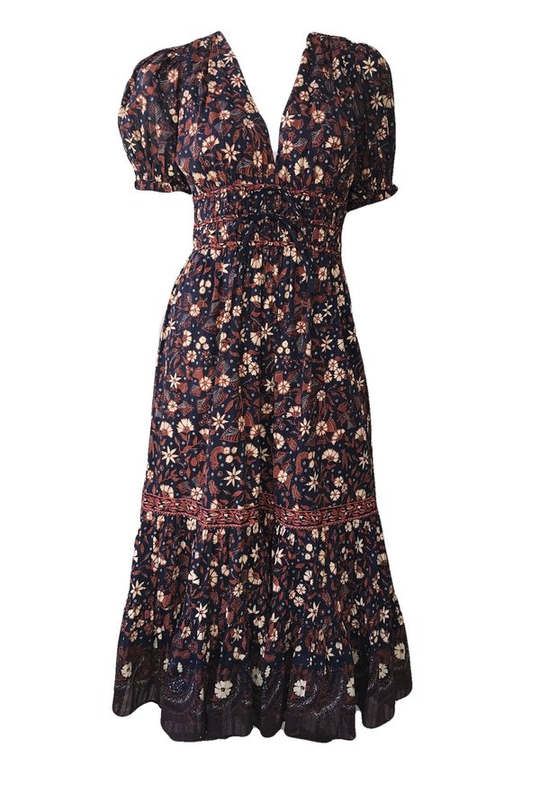 ULLA JOHNSON ブラック花柄ワンピースMA40 商品詳細｜大人の上質な可愛さを｜Select Shop RonRon
