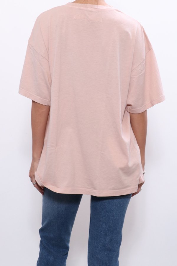 Raquel Allegra Oversize Tee - Nude Pink Raquel Allegra Oversize Tee - Nude Pink