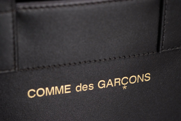 Comme des Garçons Leather Tall Tote - black Comme des Garçons Leather Tall Tote - black