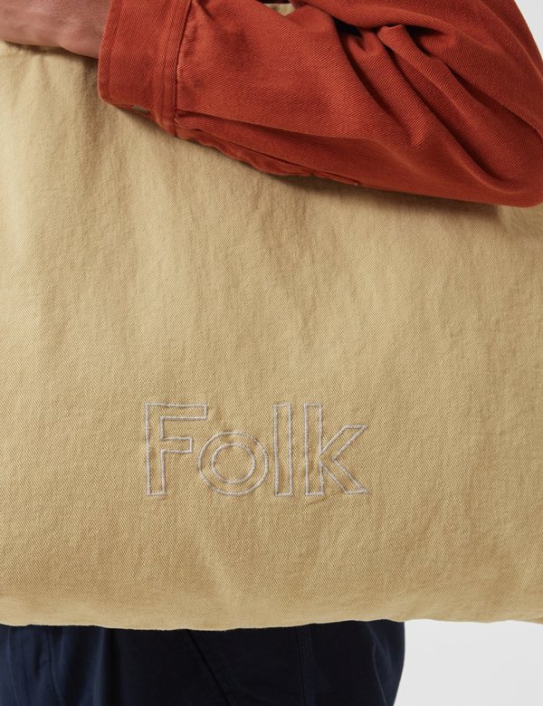 Folk Clothing Folk Tote Bag - Dark Fawn Folk Clothing Folk Tote Bag - Dark Fawn
