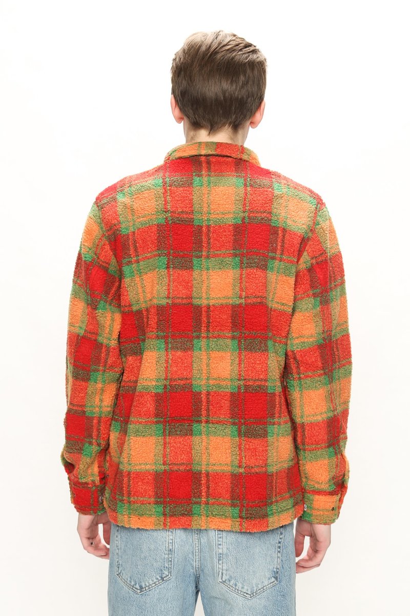 PLEASURES/プレジャーズ】SHERBERTZIP OVER SHIRT｜メンズ
