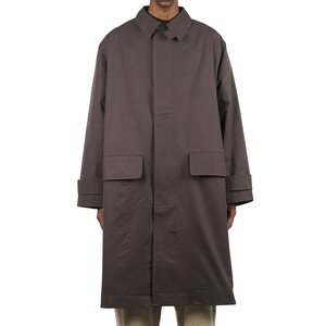 Studio Nicholson NYMIL CAR COAT - DARK BROWN | Garmentory