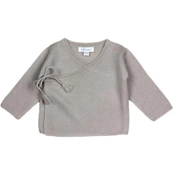 KIDS belle enfant cashmere wrap top KIDS belle enfant cashmere wrap top