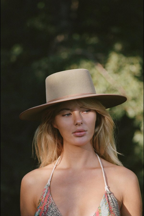 Lack of Color Rancher Boater Hat - Teak Brown | Garmentory display picture 1
