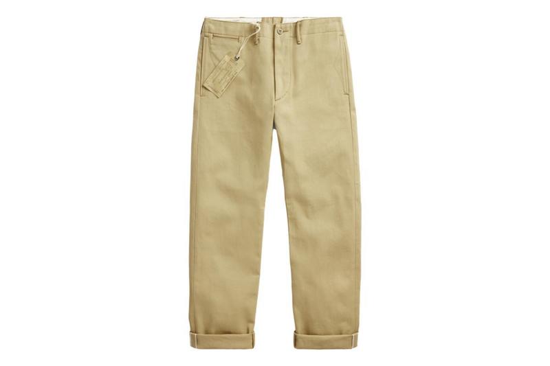 RRL Limited Edition Officer Chino - Selvedge Khaki | Garmentory
