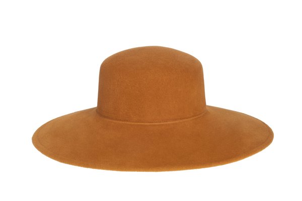 Clyde Wide Brim Pearl Hat - Kabocha Clyde Wide Brim Pearl Hat - Kabocha