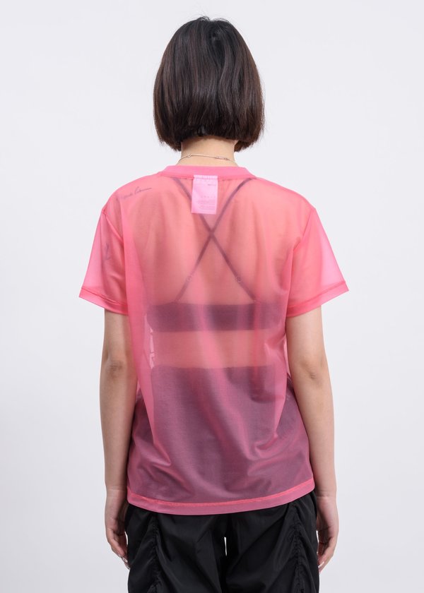 Helmut Lang Prism Masc Little Tee - Pink Helmut Lang Prism Masc Little Tee - Pink