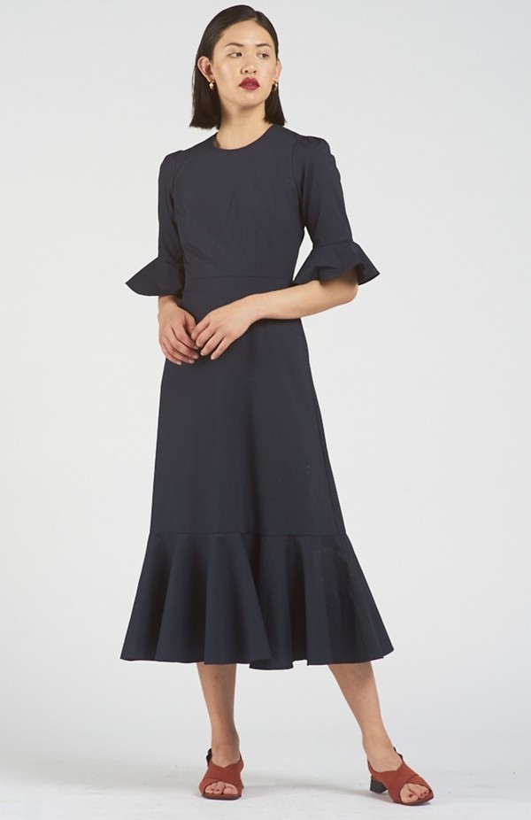 Again & Again The Midnight Dress Organic Cotton - Navy Again & Again The Midnight Dress Organic Cotton - Navy