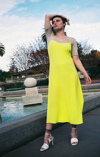 maryam nassir zadeh green dress Maryam Nassir Zadeh main image 0