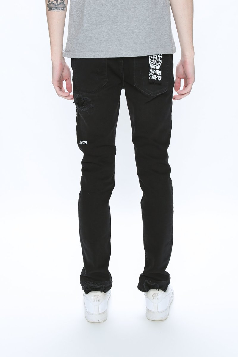 ksubi CHITCH BONEYARD BLACK 32 watson着用