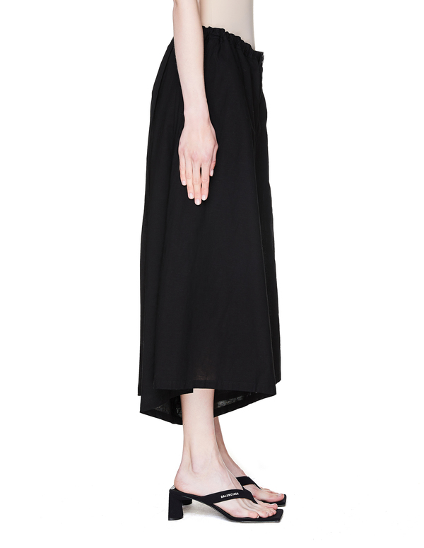 Y's Cotton Sarouel Trousers - Black Y's Cotton Sarouel Trousers - Black