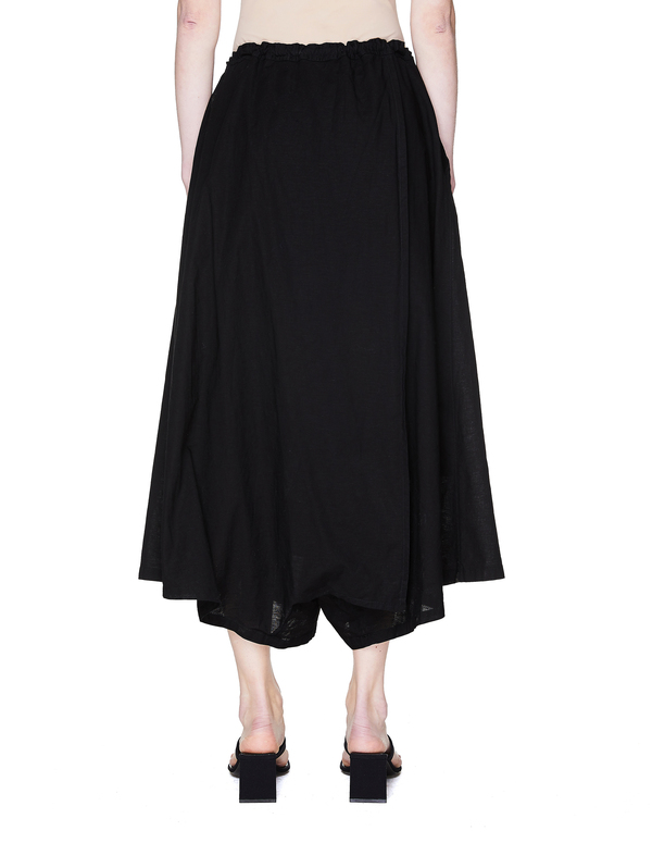 Y's Cotton Sarouel Trousers - Black Y's Cotton Sarouel Trousers - Black