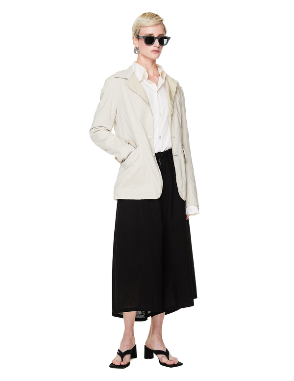 Y's Cotton Sarouel Trousers - Black Y's Cotton Sarouel Trousers - Black