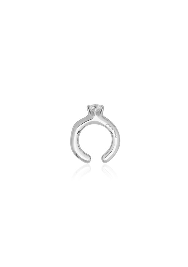 Unisex Cough In Vain Jewel Ring Shaped Earring Clip Unisex Cough In Vain Jewel Ring Shaped Earring Clip