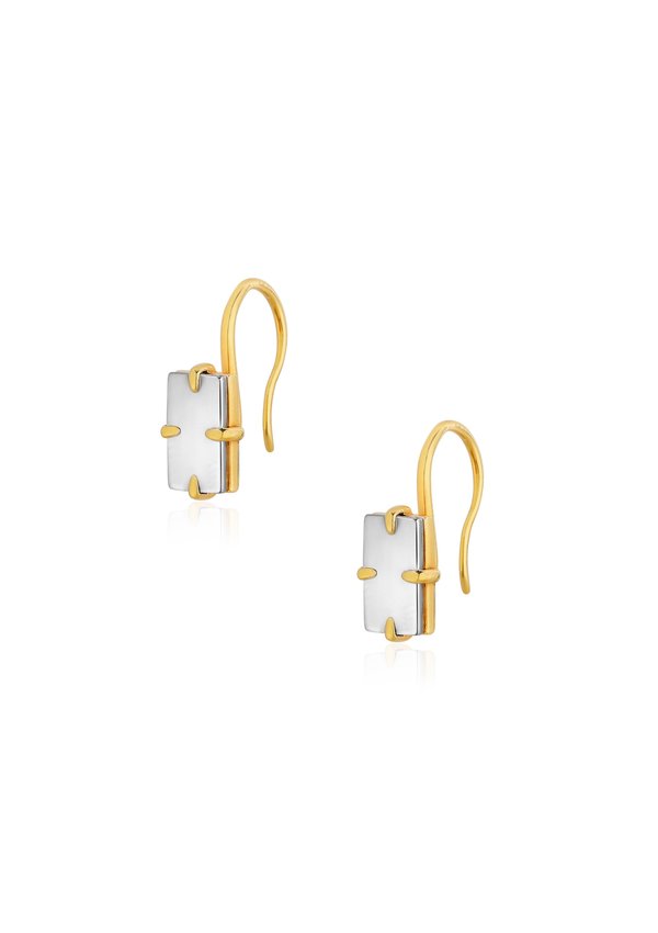 Unisex Cough In Vain Square Mirror Shaped Earring Unisex Cough In Vain Square Mirror Shaped Earring