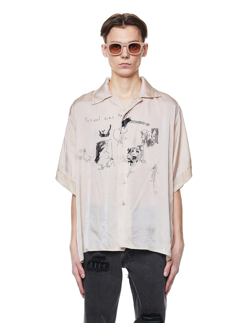 トップス Enfants Riches Deprimes ANIME SILK SHIRT Enfants Riches Deprimes Hun Battle Print Silk Shirt – FyouGrails