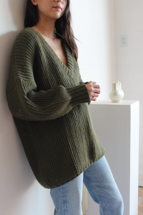 First Rite Long V Sweater First Rite Long V Sweater