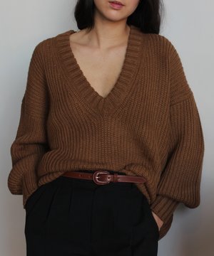 First Rite Long V Sweater First Rite Long V Sweater