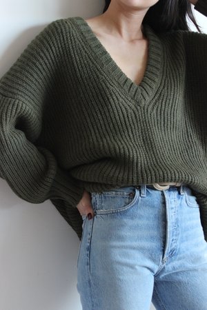 First Rite Long V Sweater First Rite Long V Sweater