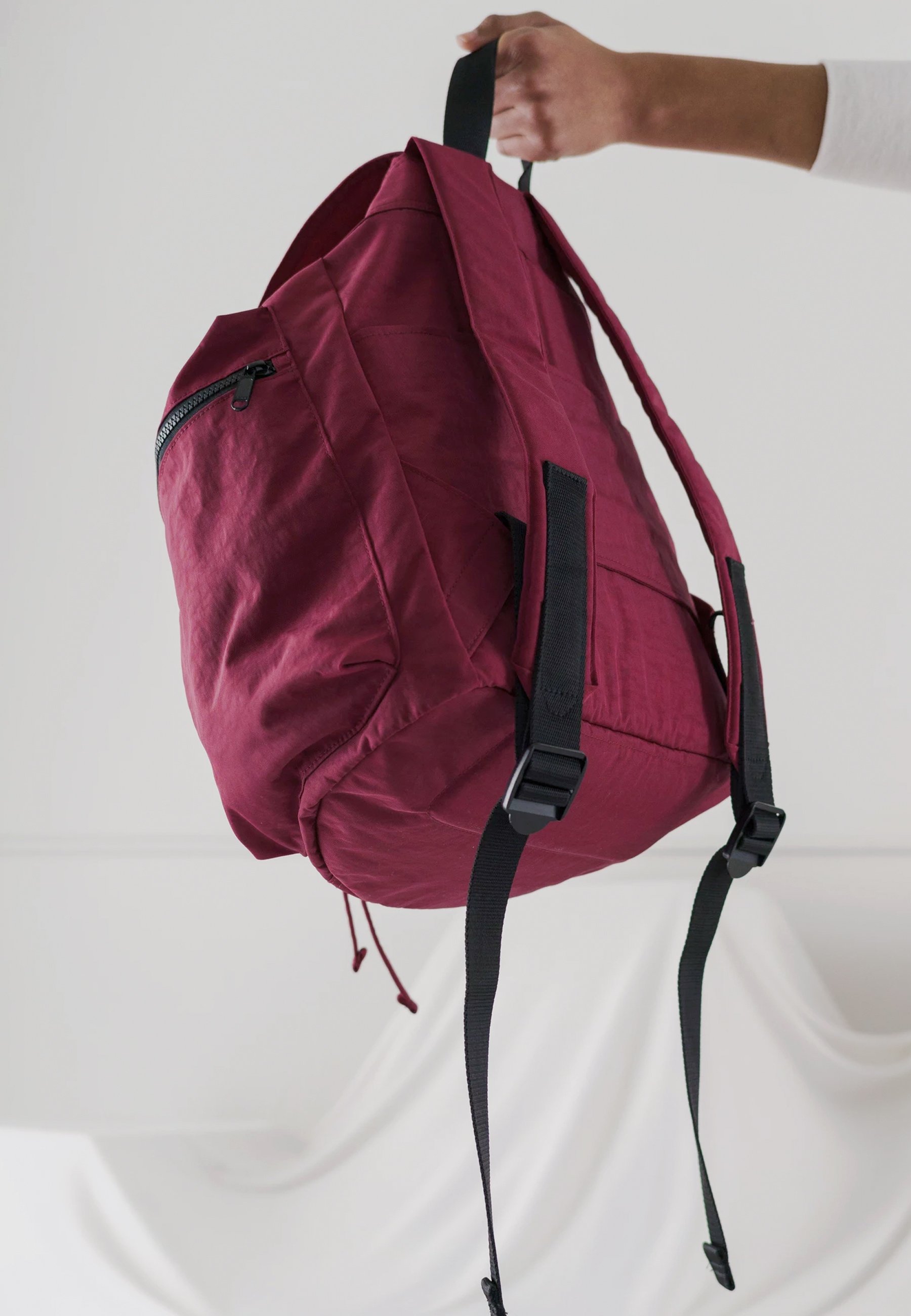 BAGGU Large Sport Backpack cranberry Garmentory