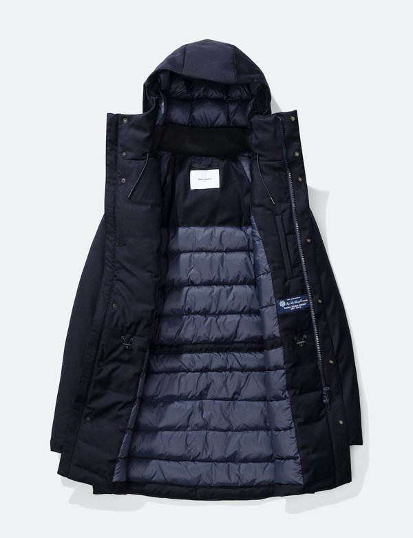 Norse Projects Rokkvi 5.0 Technical Wool Jacket - Dark Navy Blue Norse Projects Rokkvi 5.0 Technical Wool Jacket - Dark Navy Blue