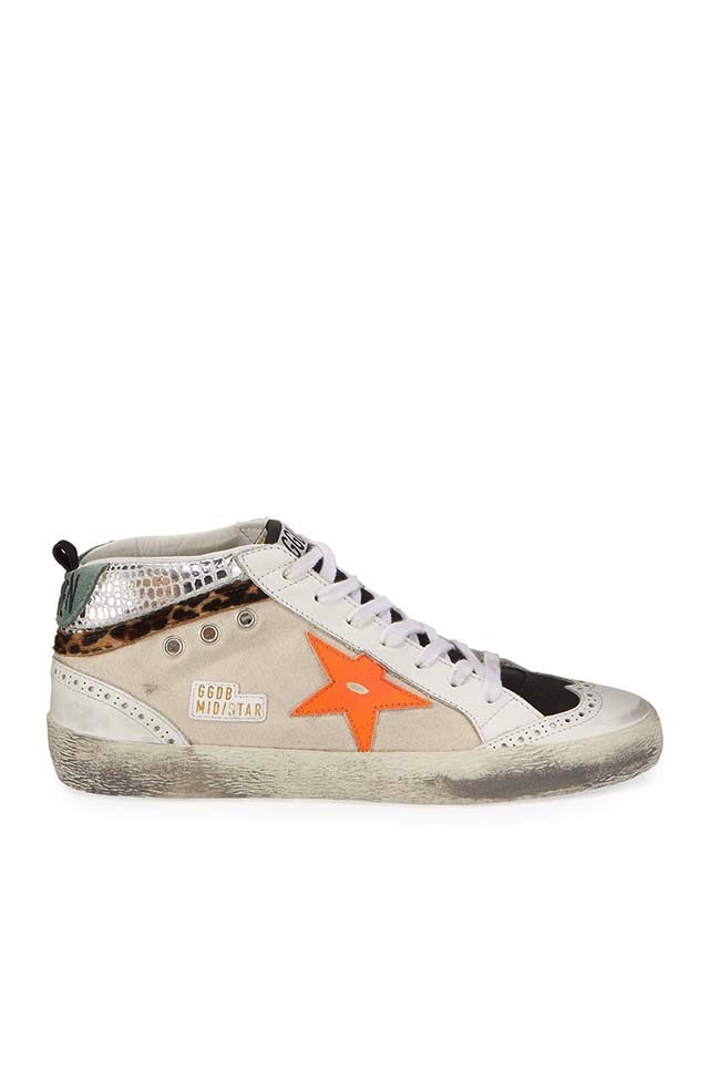 【関税&送料込】Golden Goose Mid Star Sneakers Golden Goose Mid Star leather sneakers Golden Goose Deluxe Brand