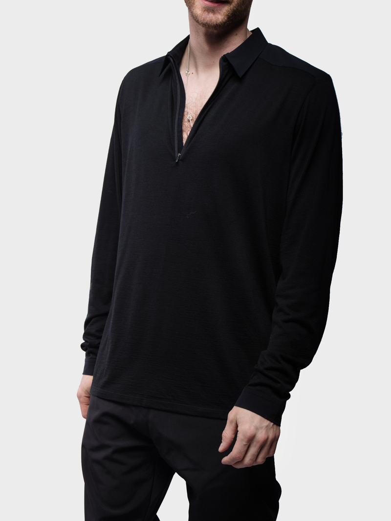 新品 ARC' TERYX VEILANCE Frame LS Polo Arcteryx Veilance Frame Polo Longsleeve | Apparel » Buy