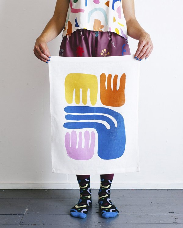 Claire Ritchie "Here & Now" Fabric Wall Hanging Claire Ritchie "Here & Now" Fabric Wall Hanging