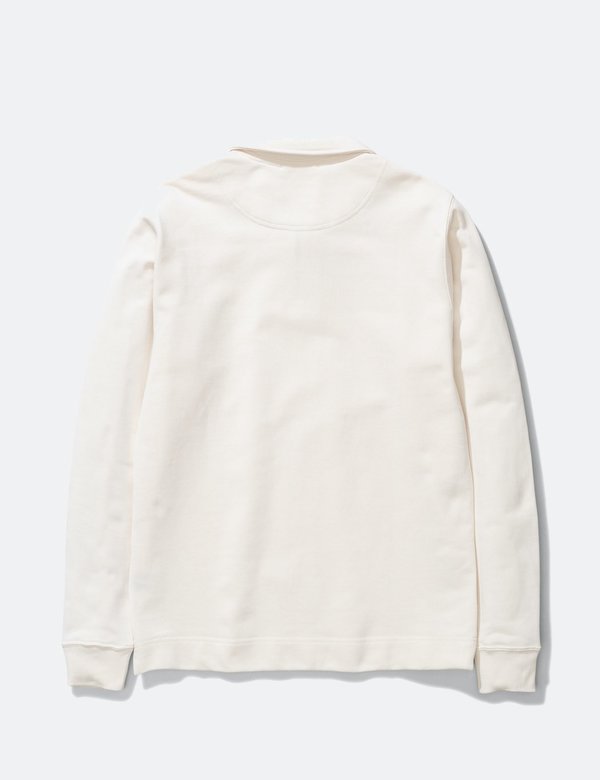 Norse Projects Jorn Half Zip Sweatshirt - Ecru Norse Projects Jorn Half Zip Sweatshirt - Ecru