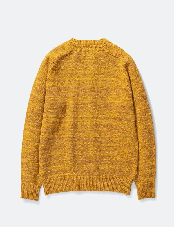 Norse Projects Viggo Crewneck Neps Knitted Sweater - Montpellier Yellow Norse Projects Viggo Crewneck Neps Knitted Sweater - Montpellier Yellow