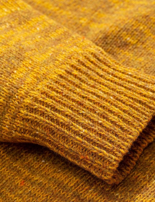 Norse Projects Viggo Crewneck Neps Knitted Sweater - Montpellier Yellow Norse Projects Viggo Crewneck Neps Knitted Sweater - Montpellier Yellow