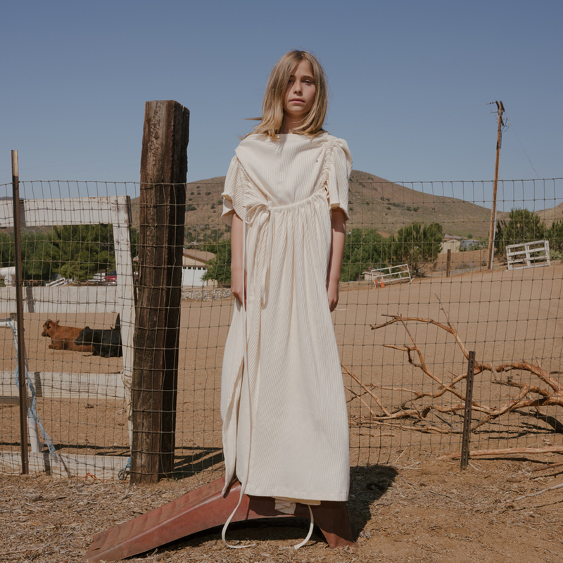 Baserange Honda Dress - Off White | Garmentory 