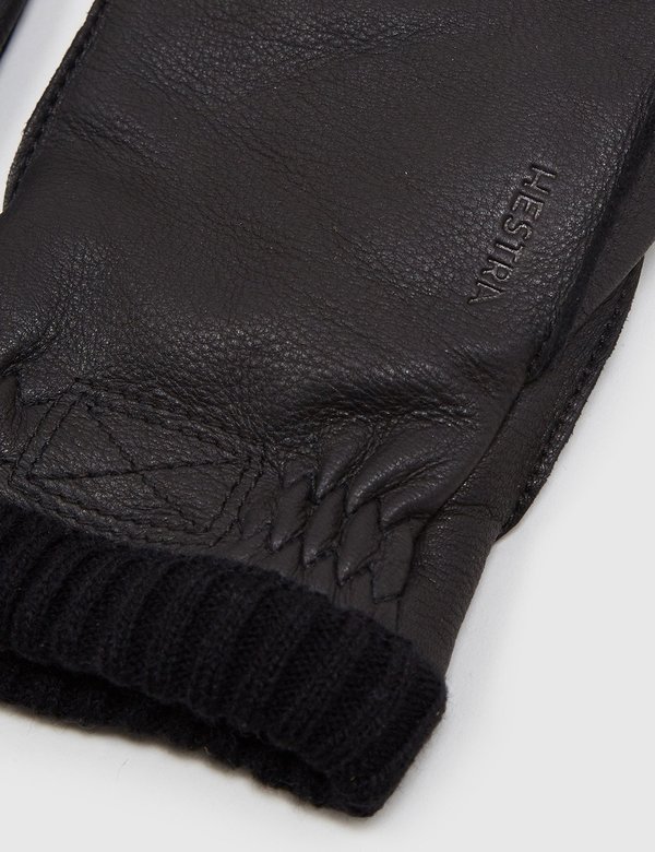 Hestra Primaloft Rib Gloves (Deerskin) - Black Hestra Primaloft Rib Gloves (Deerskin) - Black