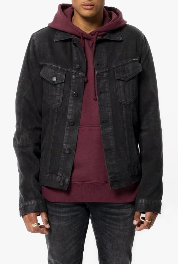 Nudie Jeans Billy Dark Onyx Jacket - Black | Garmentory