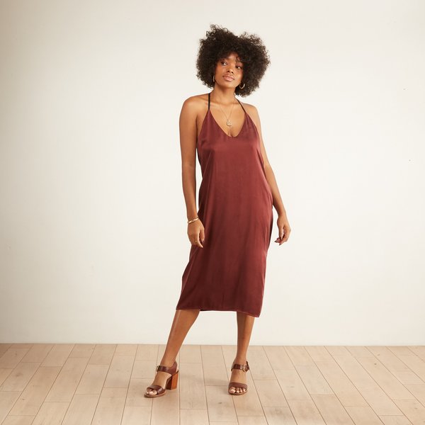 washable silk sleep dress Artisan Long Silk Nightgown, Washable