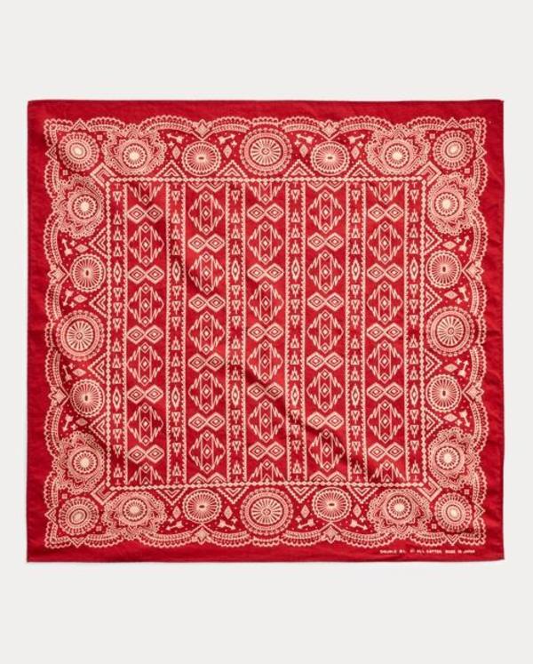 RRL Cotton Bandanna - Red