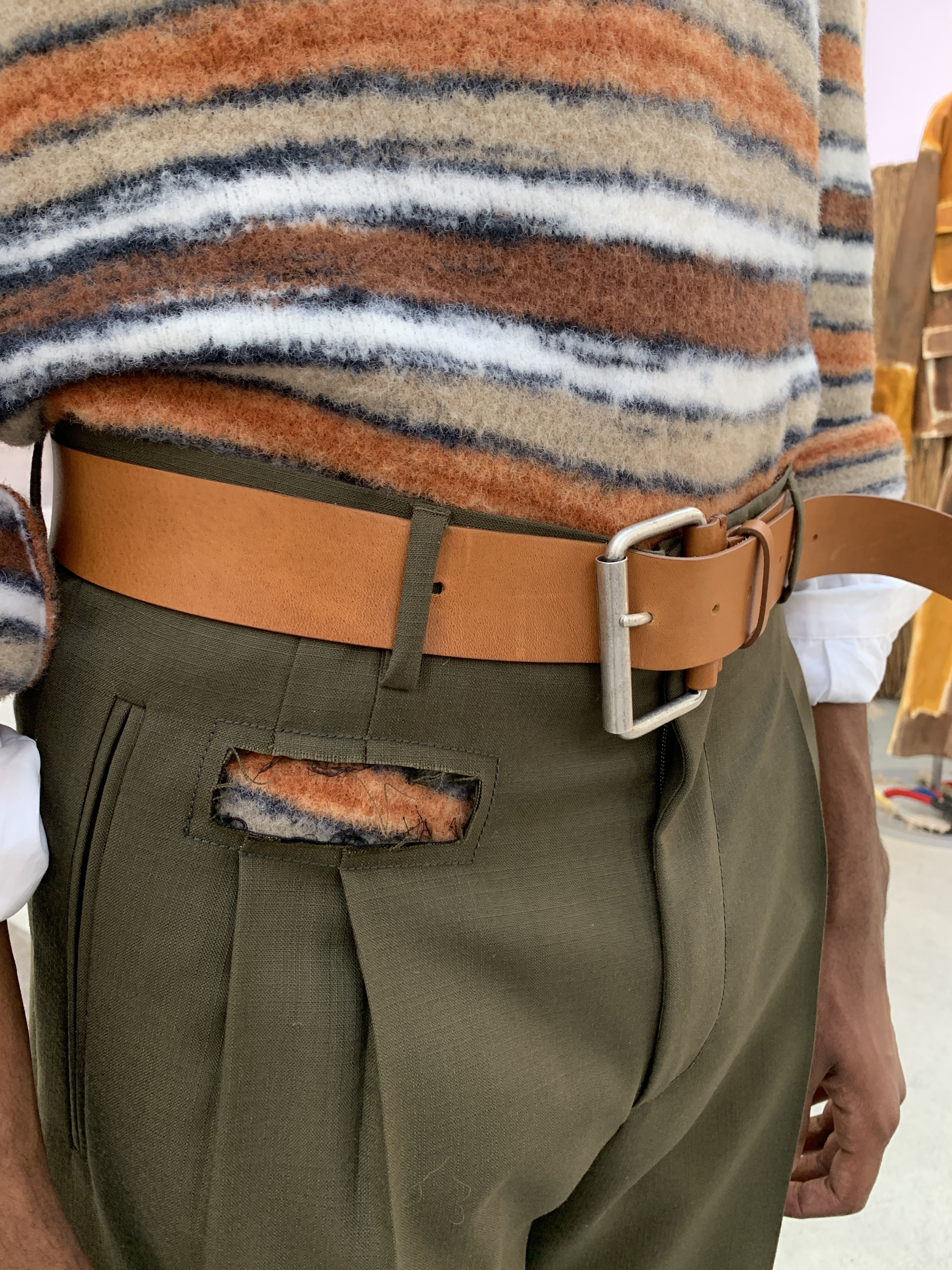Marni Brown Belt with Slotted Buckle 70s Concho Belt - Etsy Australia main image 3