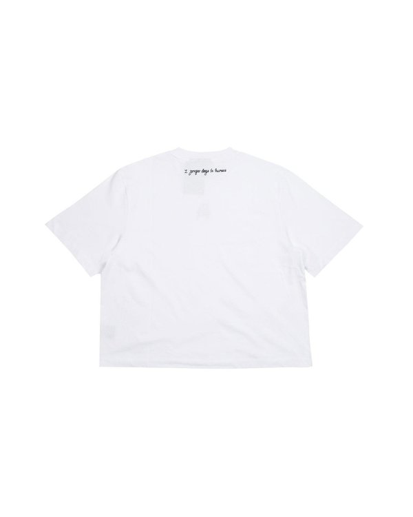 Lazy Oaf I Prefer Dogs T-shirt - White Lazy Oaf I Prefer Dogs T-shirt - White