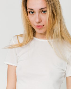 Samsoe & Samsoe Marsha SS 10746 Tee - Sea Salt Samsoe & Samsoe Marsha SS 10746 Tee - Sea Salt