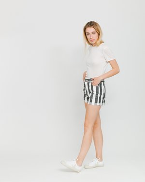 Samsoe & Samsoe Marsha SS 10746 Tee - Sea Salt Samsoe & Samsoe Marsha SS 10746 Tee - Sea Salt