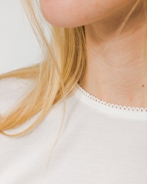 Samsoe & Samsoe Marsha SS 10746 Tee - Sea Salt Samsoe & Samsoe Marsha SS 10746 Tee - Sea Salt